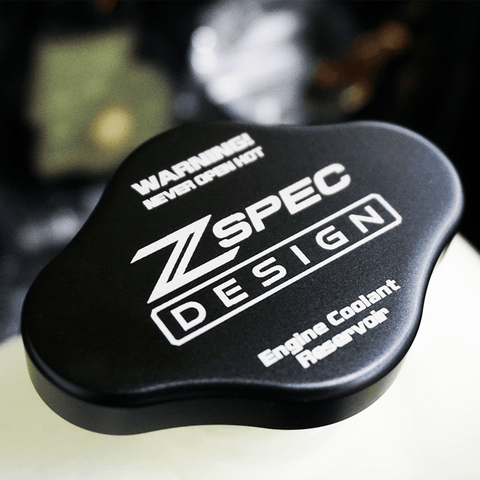 ZSPEC Fluid Reservoir Cap Covers Set for '23+ Nissan Z RZ34, Billet, 3 Caps - ZSPEC Design LLC - Hardware Fasteners - 400z, accessory, cap, nissan, nissan z, radiator cap cover, reservoir cap cover, RZ34 - zspecdesign.com