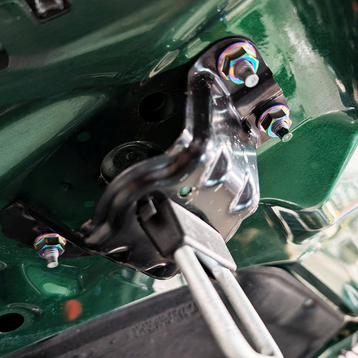 ZSPEC Staged Dress Up Bolts® Fastener Kit, '22+ Mini Cooper F56s, Titanium - ZSPEC Design LLC