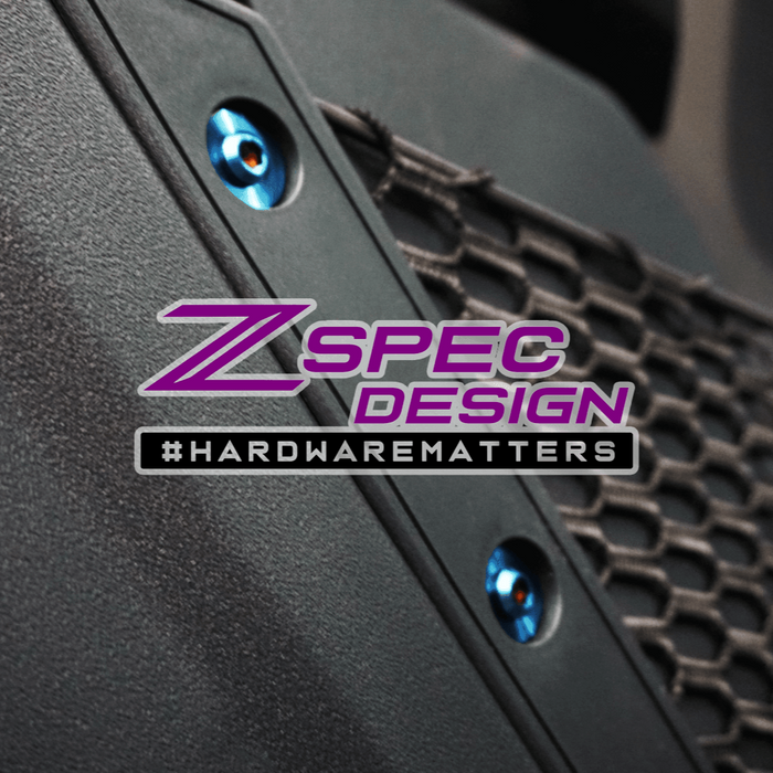 ZSPEC Interior Dress Up Bolts® Fastener Kit for 21+ Ford Bronco 2.7L, Titanium & Billet - ZSPEC Design LLC - Hardware Fasteners - Bronco, Fastener Kit, ford, Interior Fastener Kits - zspecdesign.com