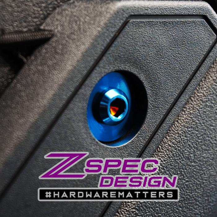 ZSPEC Interior Dress Up Bolts® Fastener Kit for 21+ Ford Bronco 2.7L, Titanium & Billet - ZSPEC Design LLC - Hardware Fasteners - Bronco, Fastener Kit, ford, Interior Fastener Kits - zspecdesign.com