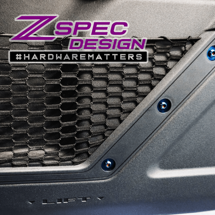 ZSPEC Interior Dress Up Bolts® Fastener Kit for 21+ Ford Bronco 2.7L, Titanium & Billet - ZSPEC Design LLC
