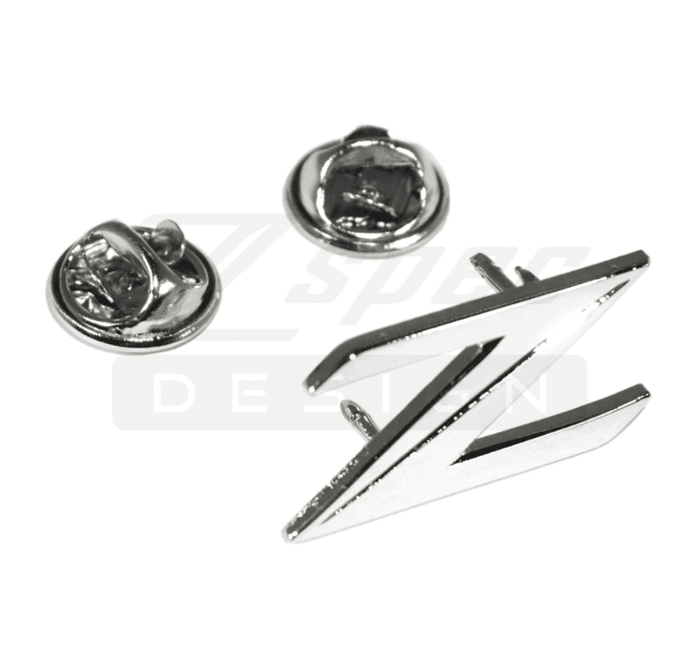 ZSPEC Lapel Pin - Nissan Z34 370z Z-Style, Chrome - ZSPEC Design LLC