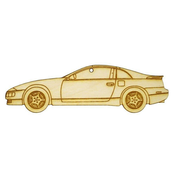 ZSPEC Laser-Engraved Wood Ornament, Style: Nissan 300zx Z32, Birch - ZSPEC Design LLC - Holiday Ornaments - 300zx, holiday, nissan, ornament, z32 - zspecdesign.com