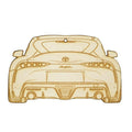 ZSPEC Laser-Engraved Wood Ornament, Style: Toyota Supra MK5, Birch - ZSPEC Design LLC - Holiday Ornaments - holiday, ornament, supra, toyota - zspecdesign.com