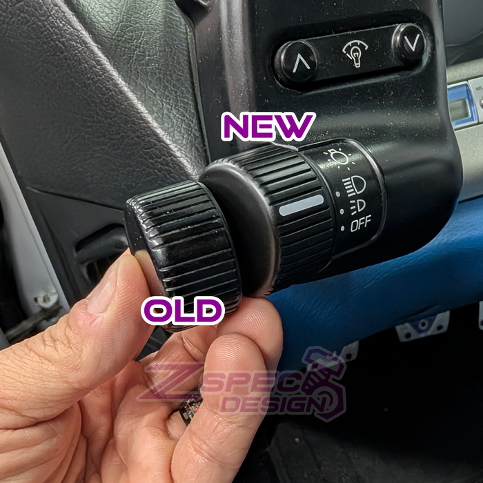 ZSPEC LHD Headlight Controls Knob for '90+ Nissan 300zx Z32 FairladyZ