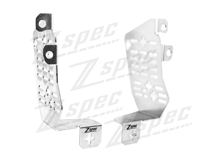 ZSPEC RHD Hydro-Dipped Double-Din Radio Bezel w/Brackets, Nissan Z32 300zx