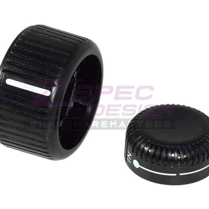 ZSPEC LHD Wiper Control Knobs for '90+ Nissan 300zx Z32, Mode & Interval Knobs - ZSPEC Design LLC - Hardware Fasteners - 300zx, 300zx pods, knob, lhd, nissan, repro, z32, z32 pod - zspecdesign.com