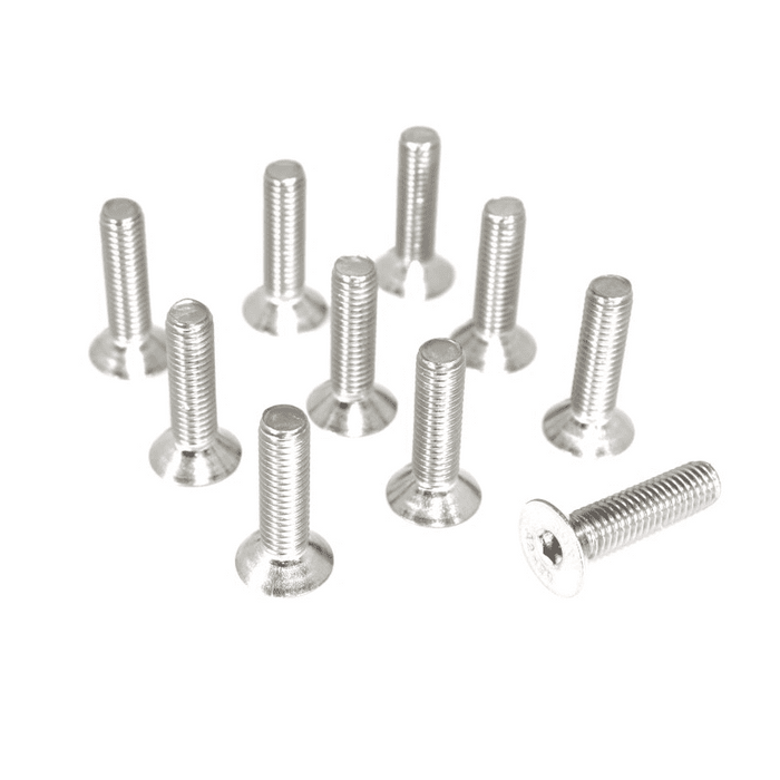 ZSPEC M6-1.0x25mm Flat-Head FHSC Fasteners, Stainless, 10-Pack - ZSPEC Design LLC - Hardware Fasteners - 10-pack, fhsc, m6, stainless - zspecdesign.com