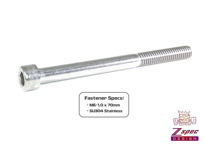 ZSPEC M6-1.0x70mm Socket-Cap SHSC Fasteners, Stainless, 10-Pack - ZSPEC Design LLC - Hardware Fasteners - 10-pack, fastener, m6, shsc, stainless - zspecdesign.com