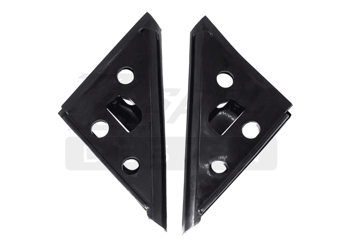ZSPEC Mirror Gasket Replacements for Nissan Z31 300zx '84-89, Left/Right Set - ZSPEC Design LLC - Hardware Fasteners - 300zx, finisher, mirror gasket, nisssan, repro, z31 - zspecdesign.com