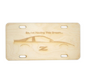 ZSPEC Nissan 300zx Z32 Silhouette License Plate, Birch, Ornamental - ZSPEC Design LLC - Holiday Ornaments - 300zx, garage art, license, lifestyle, ornament, z32 - zspecdesign.com