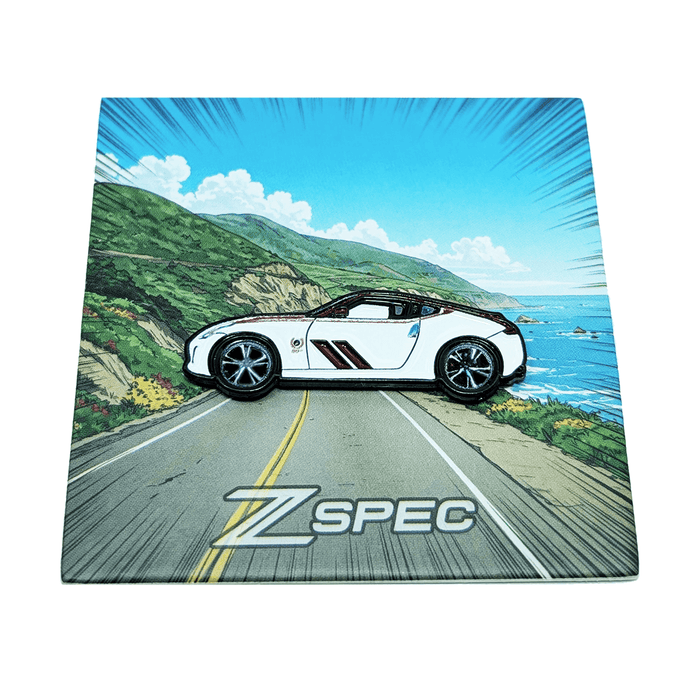 ZSPEC Nissan 370z (Z34) 50th Anniversary Lapel / Hat Pin, Enamel w/ 2-Posts

Keywords Car Vehicle Hobby Garage nismo Collector Orange 432R Fairlady Z S30 240z