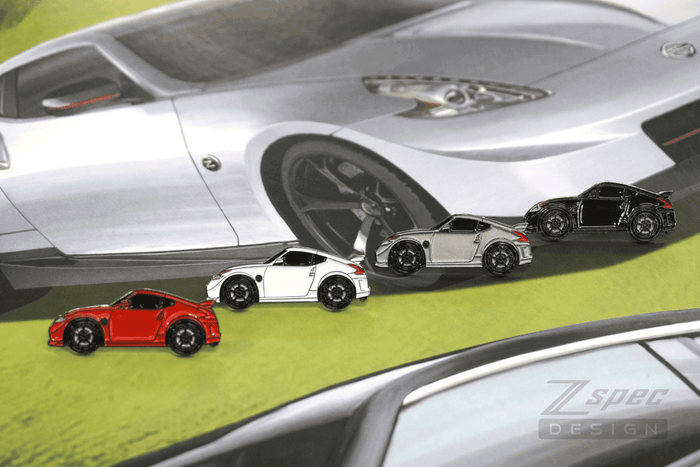 ZSPEC Nissan 370z / Z34 Nismo V1 - Edition Lapel / Hat Pin - ZSPEC Design LLC - Collectibles - 370z, accessory, lapel, lifestyle, nismo, nissan, nissan pin, pin, Z - zspecdesign.com