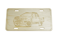 ZSPEC Nissan Frontier D40 License Plate, Birch, Ornament for Office, Garage or Man-Cave - ZSPEC Design LLC - Holiday Ornaments - d40, frontier, garage art, license, lifestyle, nissan, ornament - zspecdesign.com