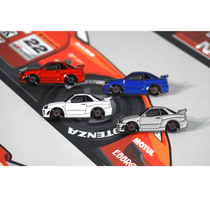 ZSPEC Nissan Skyline GT-R R34 Tribute Lapel / Hat Pin - ZSPEC Design LLC - Collectibles - accessory, gt-r, gtr, lapel, lifestyle, nissan, nissan pin, pin, R34, skyline - zspecdesign.com