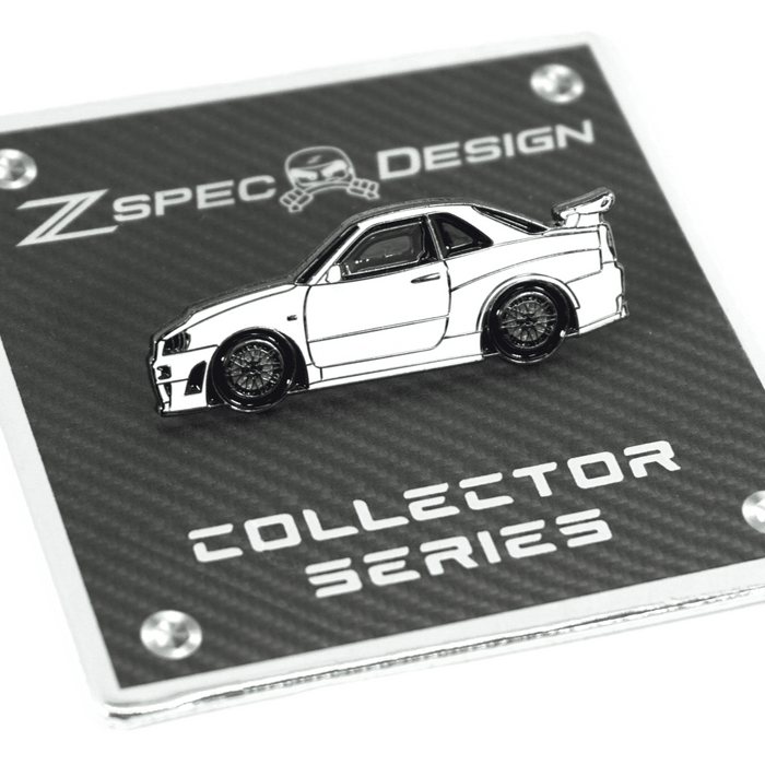 ZSPEC Nissan Skyline GT-R R34 Tribute Lapel / Hat Pin - ZSPEC Design LLC - Collectibles - accessory, gt-r, gtr, lapel, lifestyle, nissan, nissan pin, pin, R34, skyline - zspecdesign.com