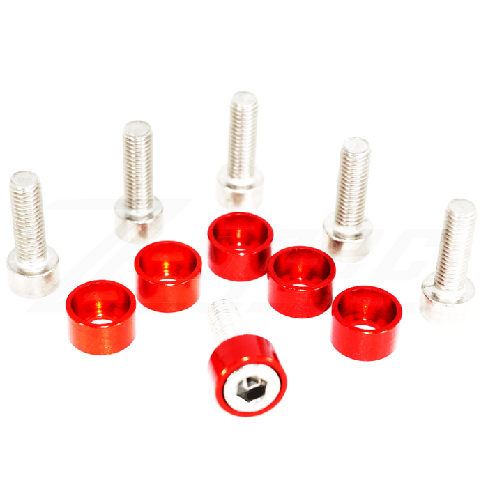 ZSPEC Radio Console Dress Up Bolts® Fasteners for '03-06 Dodge Viper, Stainless & Billet - ZSPEC Design LLC - Hardware Fasteners - dodge, Dress Up Bolt, Fastener Kit, Interior Fastener Kits, radio, viper, Washer Color - zspecdesign.com