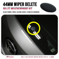 ZSPEC Rear Wiper Delete/Hole-Cap, 44mm Billet Weatherproof, BLACK - ZSPEC Design LLC - Hardware Fasteners - 44mm, delete, wiper - zspecdesign.com