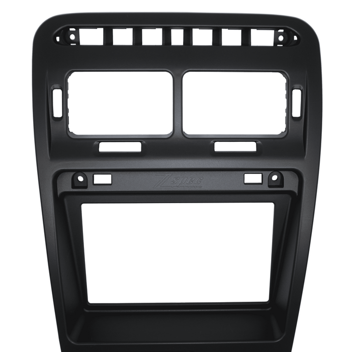 ZSPEC RHD Double-Din Radio Bezel w/Brackets for '90-99 Nissan Z32 300zx - ZSPEC Design LLC - Hardware Fasteners - 300zx, din, double, nissan, repro, rhd, stereo, z32 - zspecdesign.com