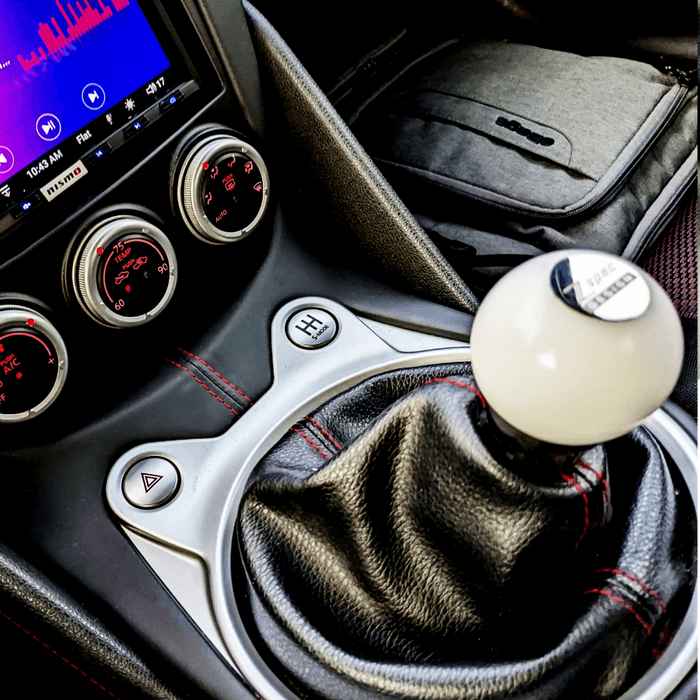 ZSPEC Shift Knob, M10-1.25, Delrin & Stainless, 4-Speed Pattern 240z/260z/280z/Other - ZSPEC Design LLC - Hardware Fasteners - 180sx, 200sx, 240z, 260z, 323, 626, accessory, datsun, EVO, EVO 10, frontier, mazdaspeed, mx3, Nismo, Nissan, patrol, probe, rx-7, rx7, sentra, shift, Shift Knob - zspecdesign.com