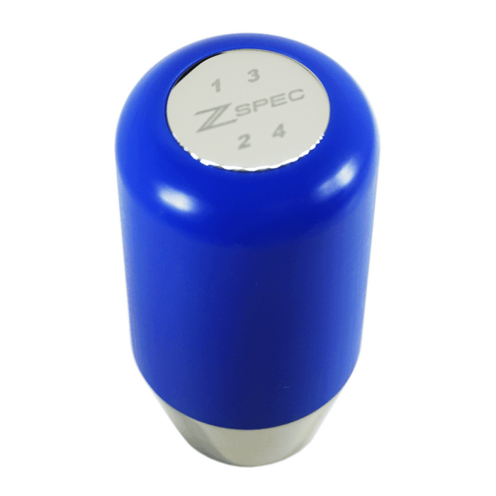 ZSPEC Shift Knob, M12-1.25, Delrin & Stainless, 4-Speed Shift Pattern Coin - ZSPEC Design LLC - Vehicle Shift Knobs - 323, 626, accessory, EVO, EVO 10, mazdaspeed, mx3, Nismo, Nissan, patrol, probe, rx-7, rx7, Shift Knob - zspecdesign.com