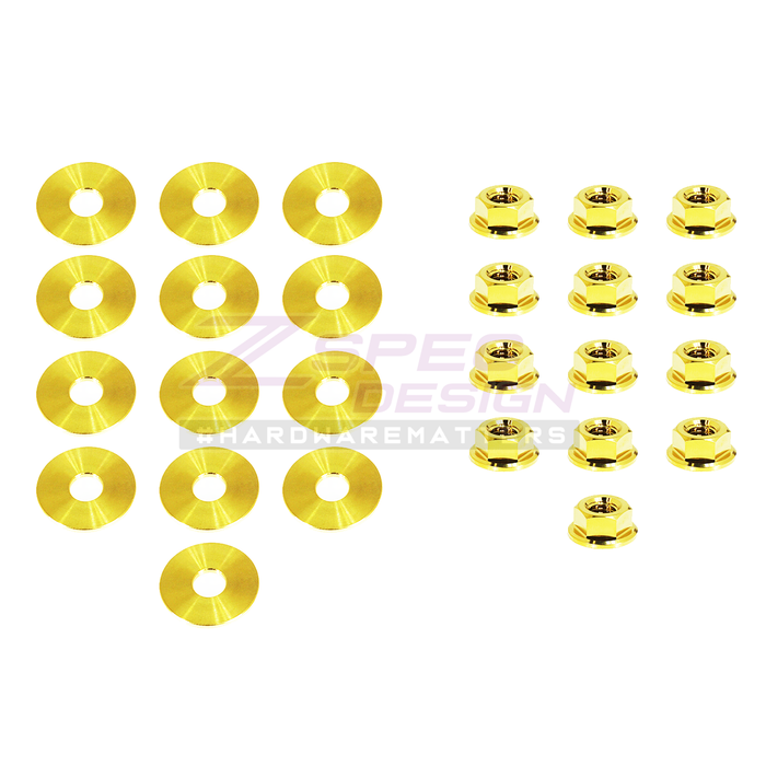 ZSPEC SR20DET (Non-VTC "Red Top") Valve Cover Hardware Kit, Grade-5 Titanium - ZSPEC Design LLC - Hardware Fasteners - 240sx, Fastener Kit, nissan, s14, sr20det - zspecdesign.com