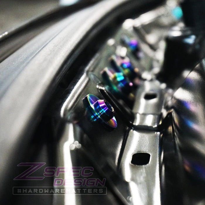 ZSPEC "Stage 1" Dress Up Bolts® Fastener Kit for '14-18 BMW 340i F34 3.0T, Titanium - ZSPEC Design LLC - Hardware Fasteners - 435i, bmw, F32, Fastener Kit, stage 1 - zspecdesign.com