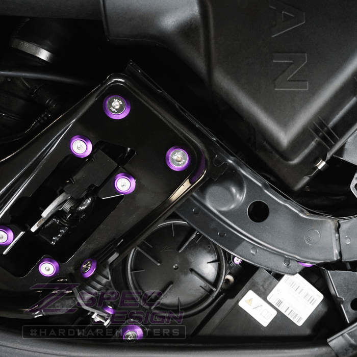 ZSPEC "Stage 2" Dress Up Bolts® Fastener Kit for '14-19 BMW 435i F32 3.0T, Stainless & Billet - ZSPEC Design LLC - Hardware Fasteners - 435i, bmw, F32, Fastener Kit, stage 2 - zspecdesign.com