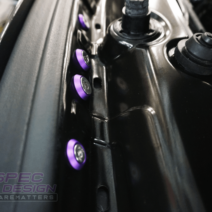 ZSPEC "Stage 2" Dress Up Bolts® Fastener Kit for '14-19 BMW 435i F32 3.0T, Stainless & Billet - ZSPEC Design LLC - Hardware Fasteners - 435i, bmw, F32, Fastener Kit, stage 2 - zspecdesign.com
