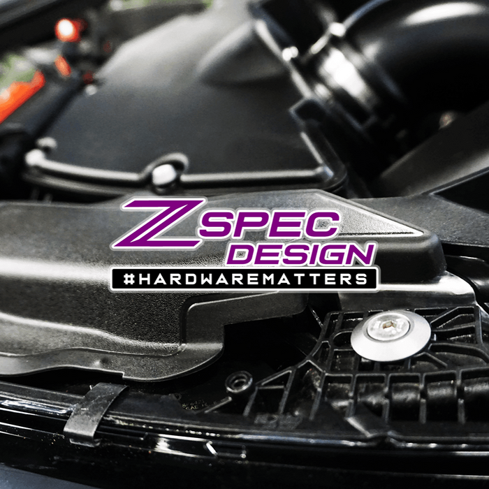 ZSPEC "Stage 2" Dress Up Bolts® Fastener Kit for '18-22+ Audi A5 8W6 2.0L, Stainless & Billet - ZSPEC Design LLC - Hardware Fasteners - 8w6, a5, a5 8w6, audi, Fastener Kit, stage 2 - zspecdesign.com