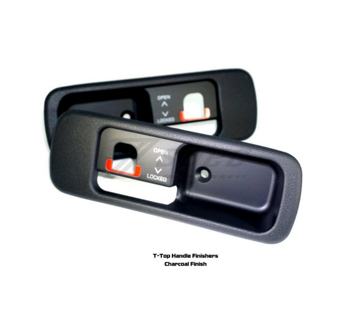 ZSPEC T-Top Handle Finisher Set for Nissan Z32 300zx w/NON-LOCKING T-tops - ZSPEC Design LLC - Hardware Fasteners - 300zx, nissan, t-top, z32 - zspecdesign.com