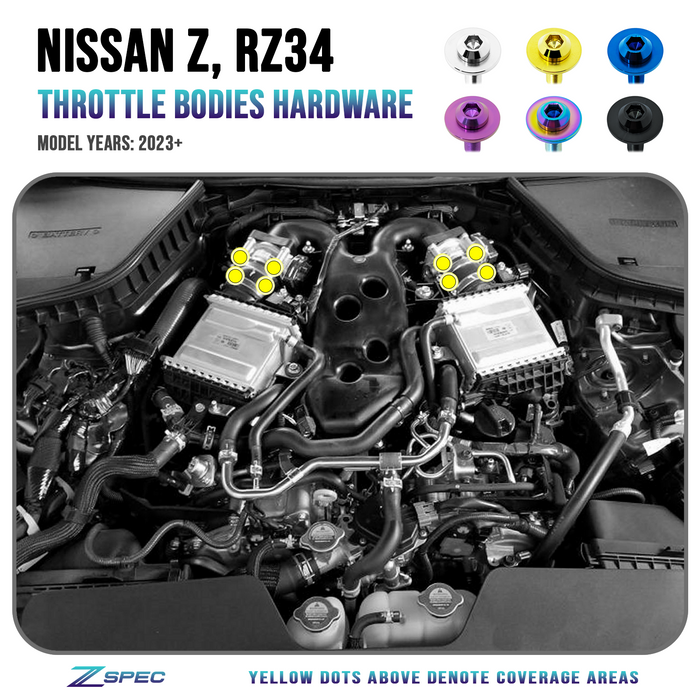 ZSPEC Front Struts Fastener Kit for '20+ Toyota Supra MKV GR A90, Grade-5 Titanium - ZSPEC Design LLC - Hardware Fasteners - a90, Fastener Kit, gr, mkv, supra, toyota - zspecdesign.com