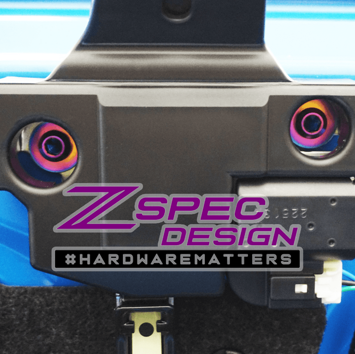 ZSPEC Trunk Dress Up Bolts® Fastener Kit for '15-21 Subaru WRX & STi, Titanium - ZSPEC Design LLC - Hardware Fasteners - 86, brz, Fastener Kit, gr86, subaru, toyota - zspecdesign.com